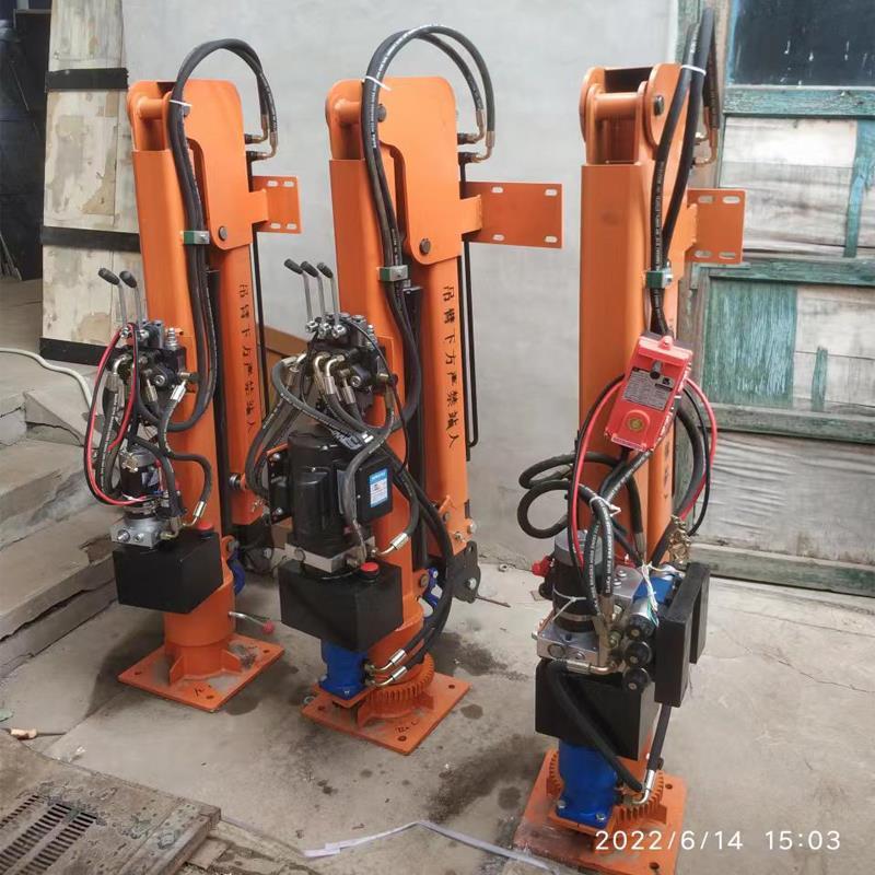 杨陵区重汽蓝牌随车吊 3.2吨 国六动力强 液压驱动 农用自卸起重机